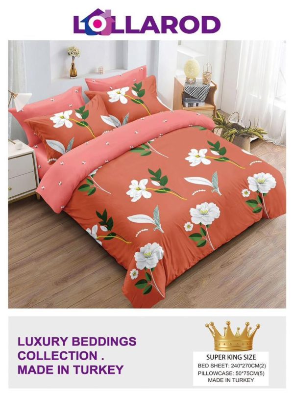 2 Superking Bedsheet 4 (5 Pillow Cases)