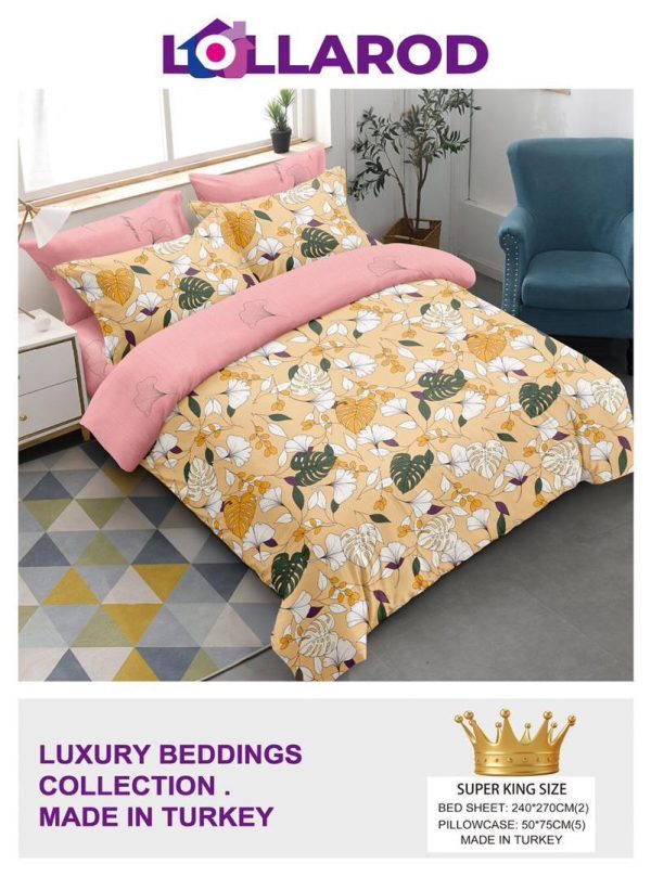 2 Superking Bedsheet 6 (5 Pillow Cases)