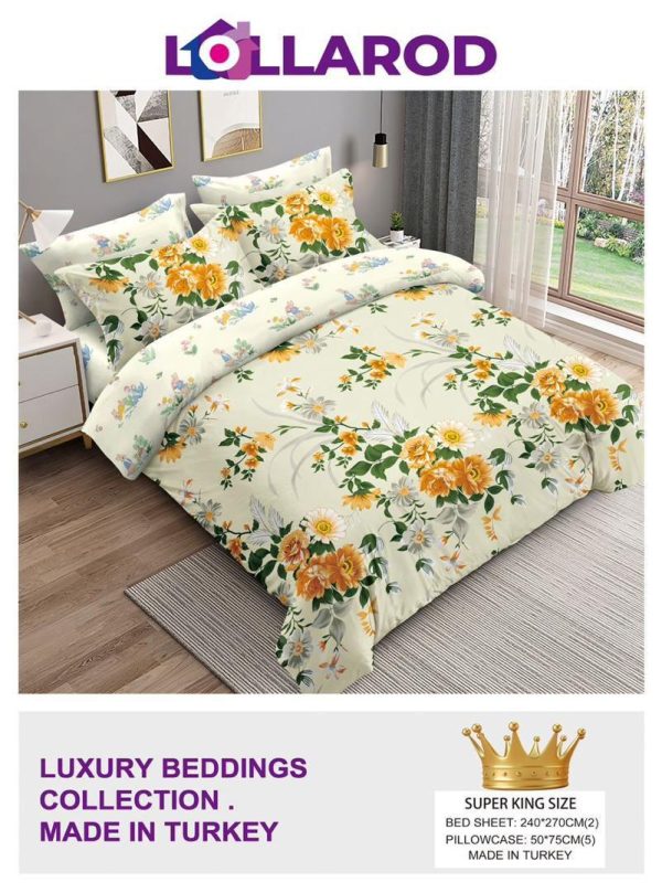 2 Superking Bedsheet 9 (5 Pillow Cases)